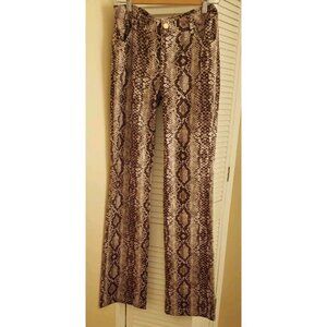 NEW GUESS ANIMAL PRINT SEXY BOOT PANTS JEANS W 29